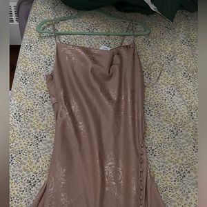 Pink/rose gold dress from honey never worn!